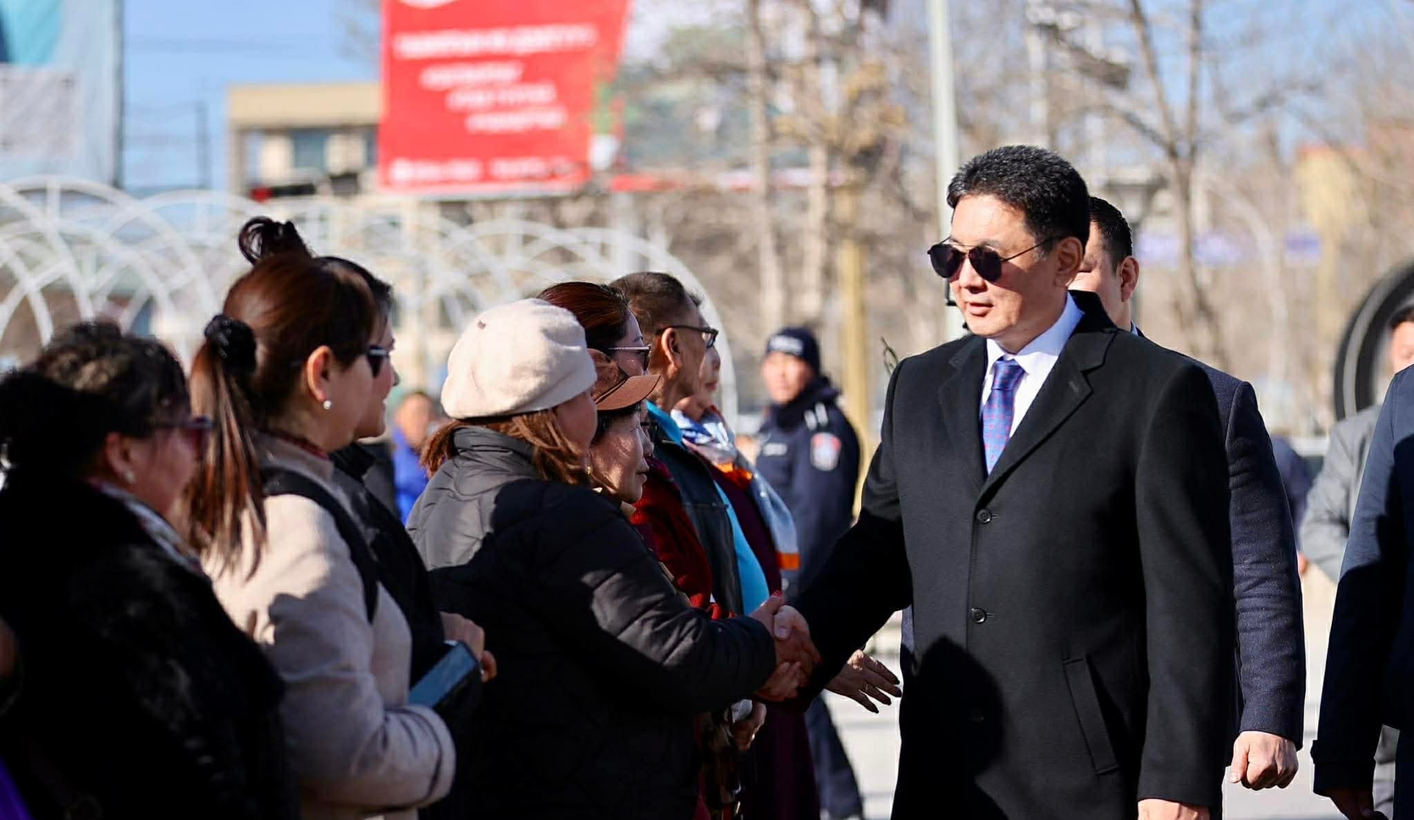 Монгол Улсын Ерөнхийлөгч У.Хүрэлсүх Ховд аймагт ажиллаж байна